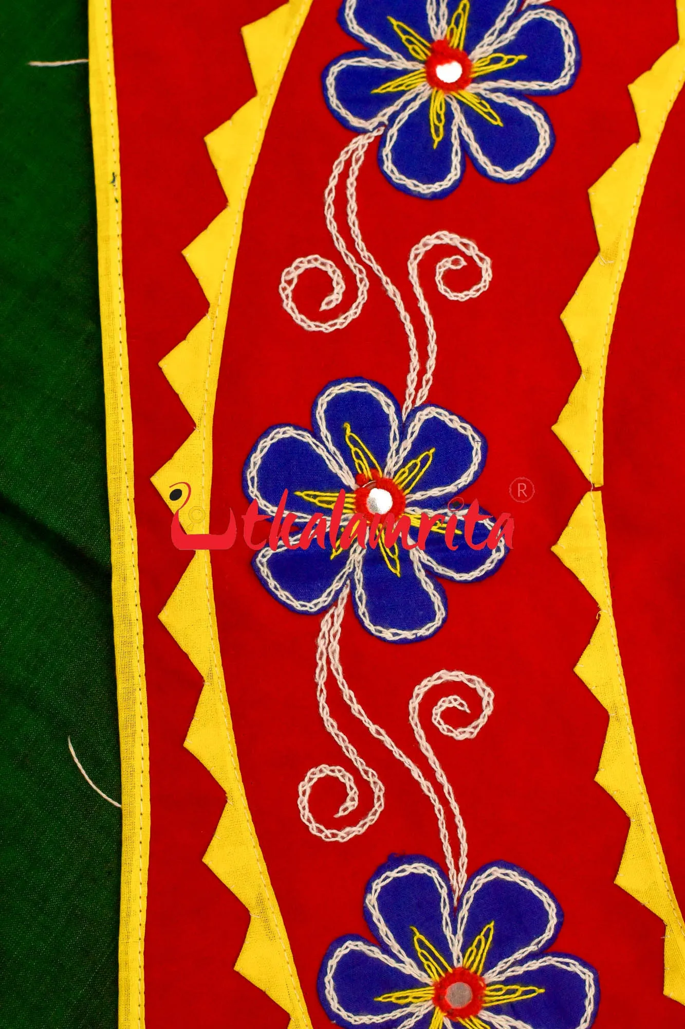 Red Ganesha Single Applique