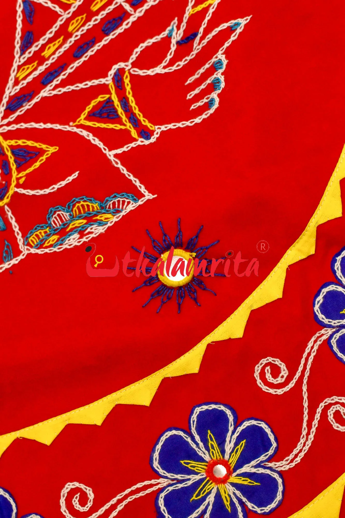 Red Ganesha Single Applique