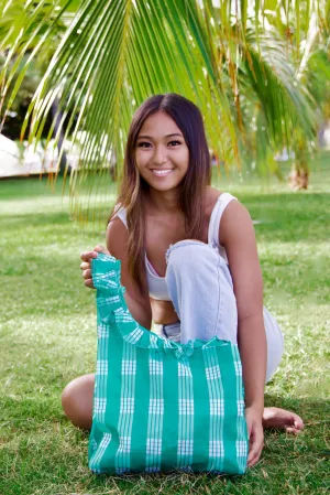 rPET Medium Lei Bag Palaka Green