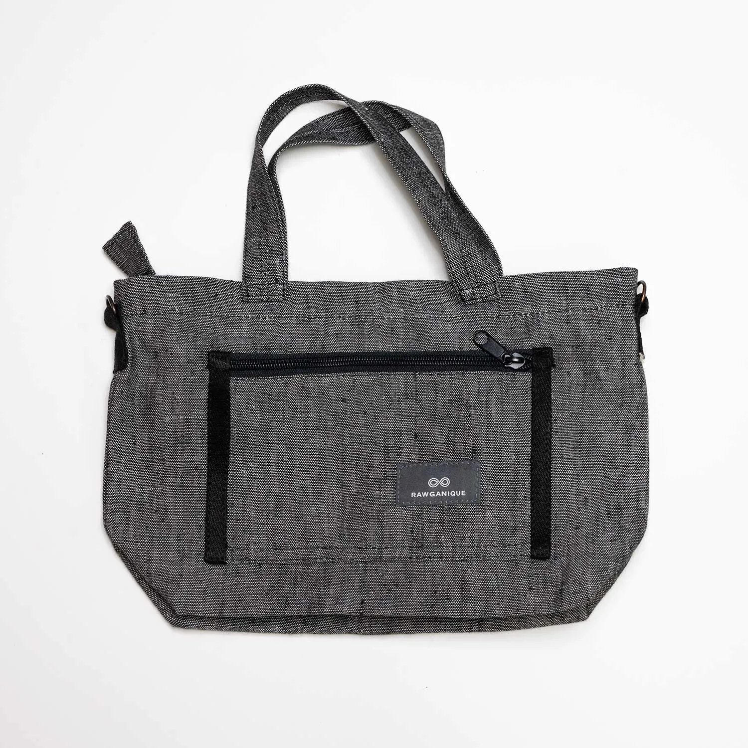 SYDNEY Hemp Shoulder / Clutch Mini Tote Bag (Wear Your Passion) (12x9x3.5) (Plastic-free)