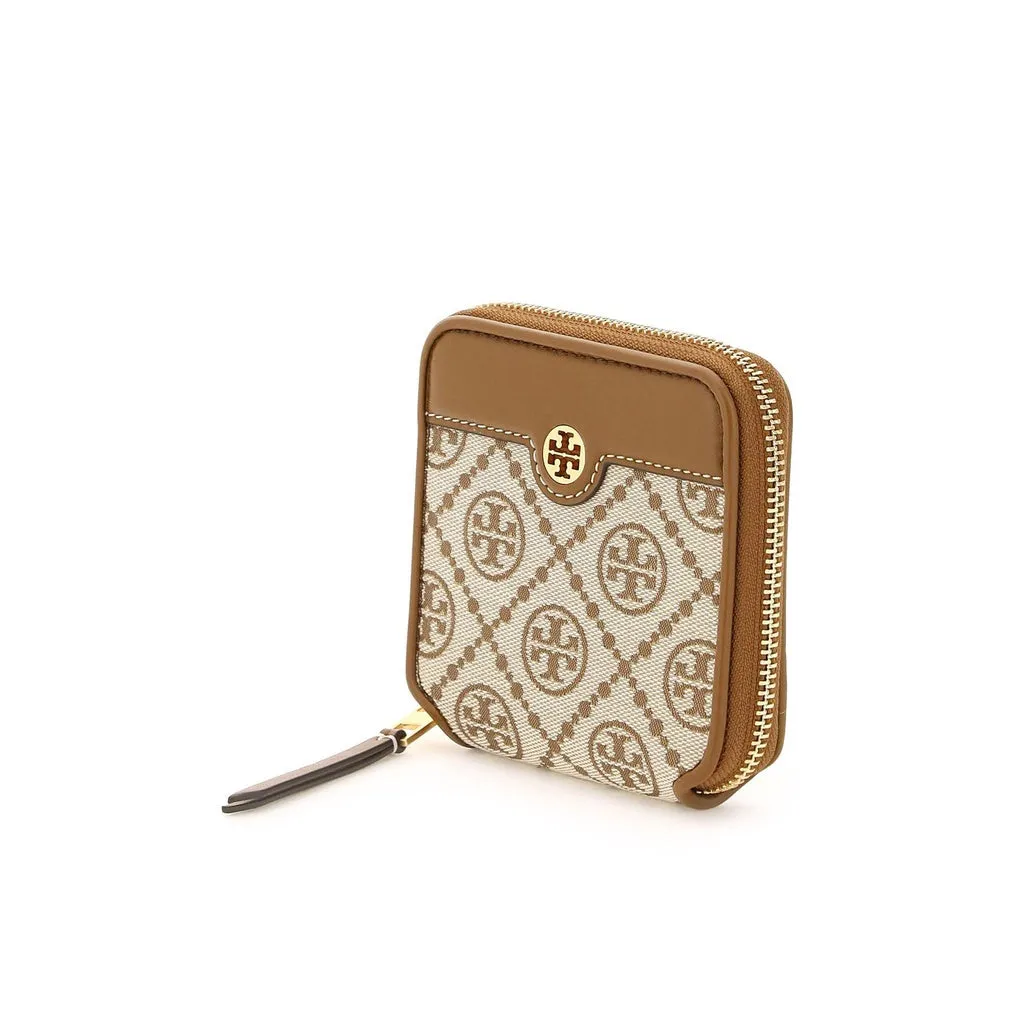 TORY BURCH MONOGRAM JACQUARD WALLET