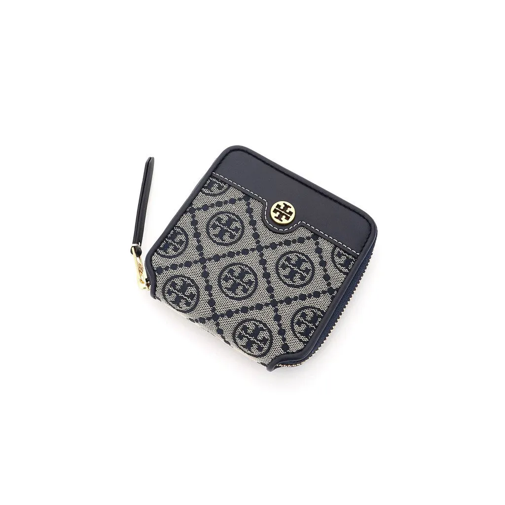 TORY BURCH MONOGRAM JACQUARD WALLET