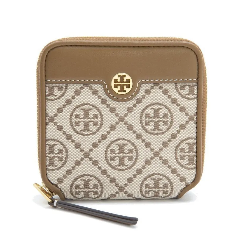 TORY BURCH MONOGRAM JACQUARD WALLET