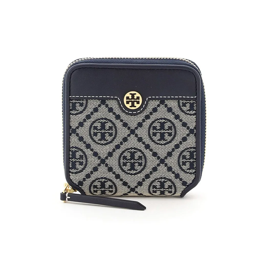 TORY BURCH MONOGRAM JACQUARD WALLET