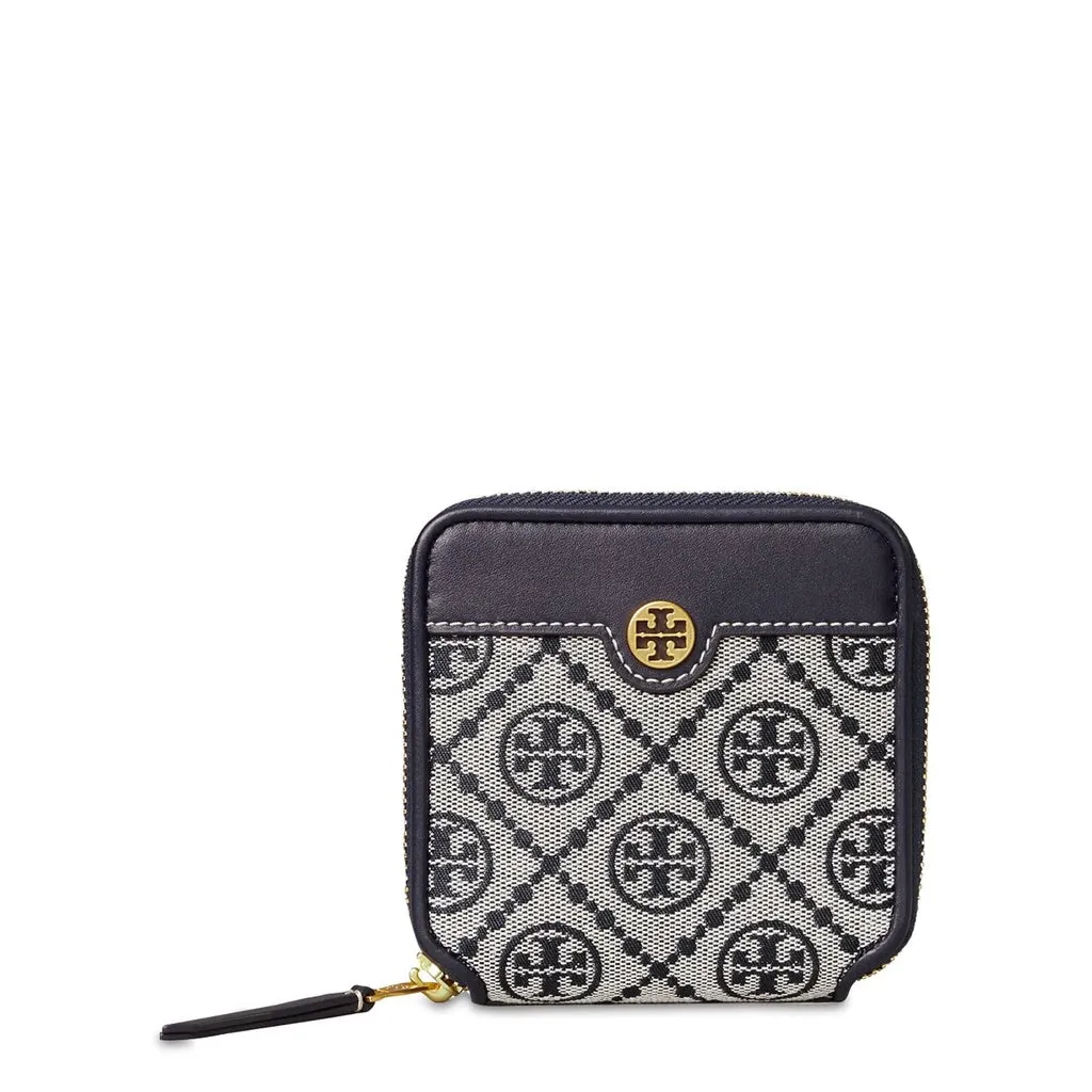 TORY BURCH MONOGRAM JACQUARD WALLET