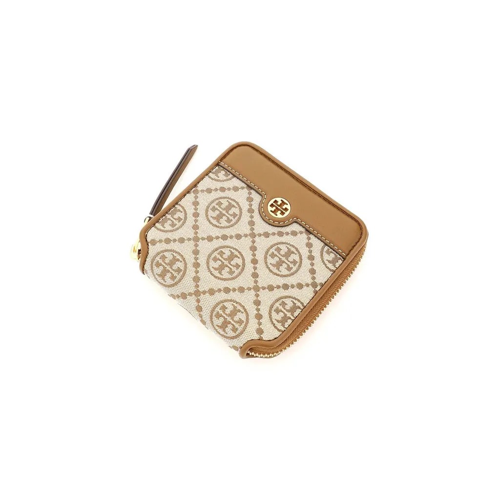 TORY BURCH MONOGRAM JACQUARD WALLET