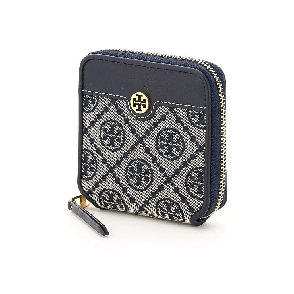 TORY BURCH MONOGRAM JACQUARD WALLET