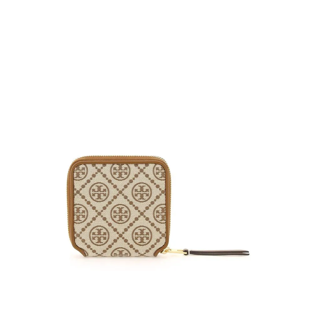 TORY BURCH MONOGRAM JACQUARD WALLET