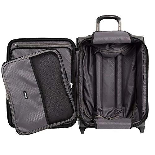 Travelpro Crew Versapack Max Carry-on Exp Rollaboard, Titanium Grey