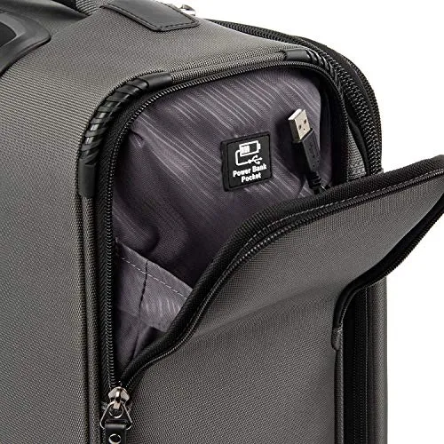 Travelpro Crew Versapack Max Carry-on Exp Rollaboard, Titanium Grey