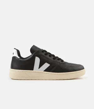 Veja V-10 CWL Shoes - Black / White / Butter Sole