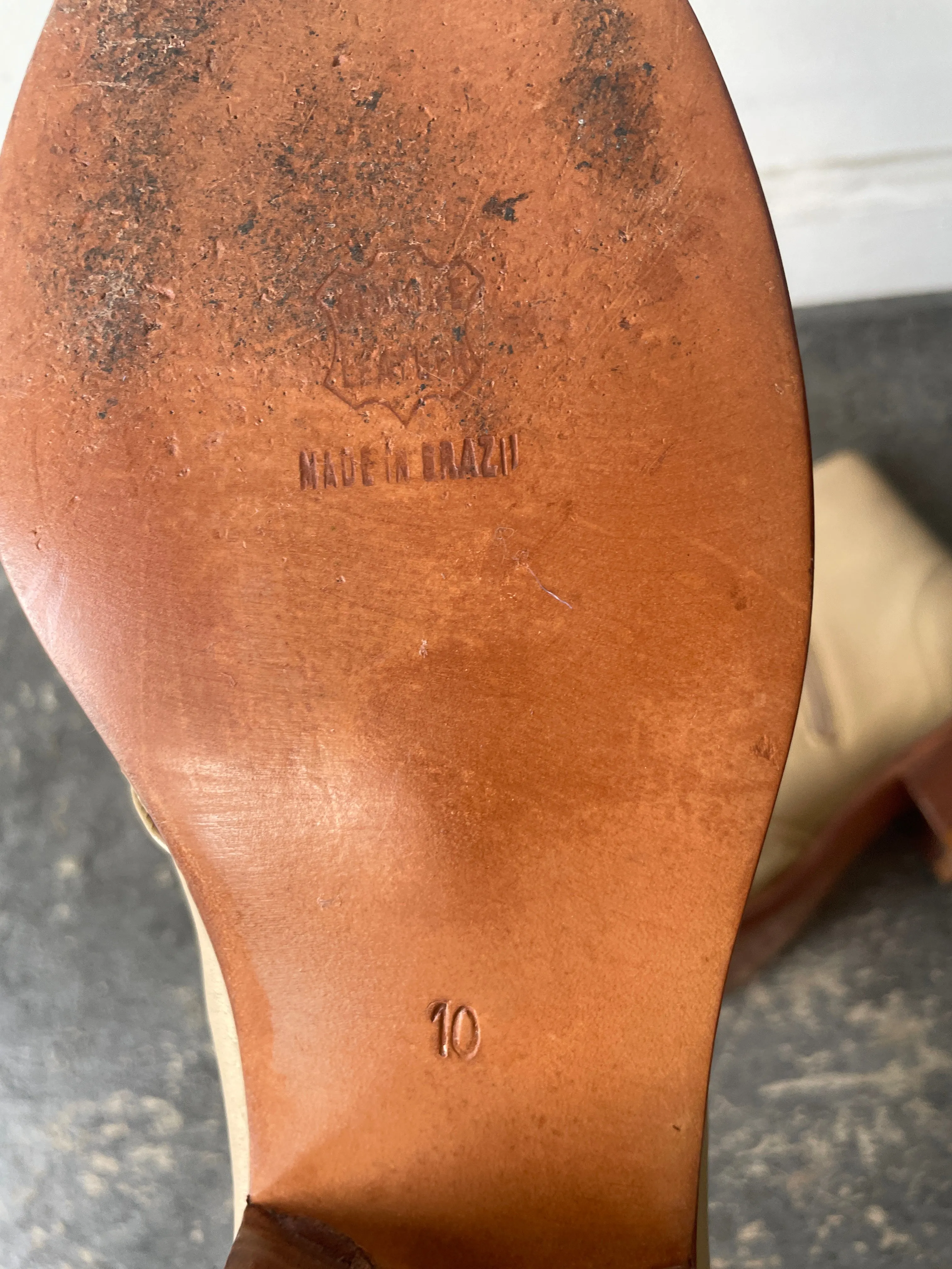 Vintage Original Playboy Cream Heeled Booties