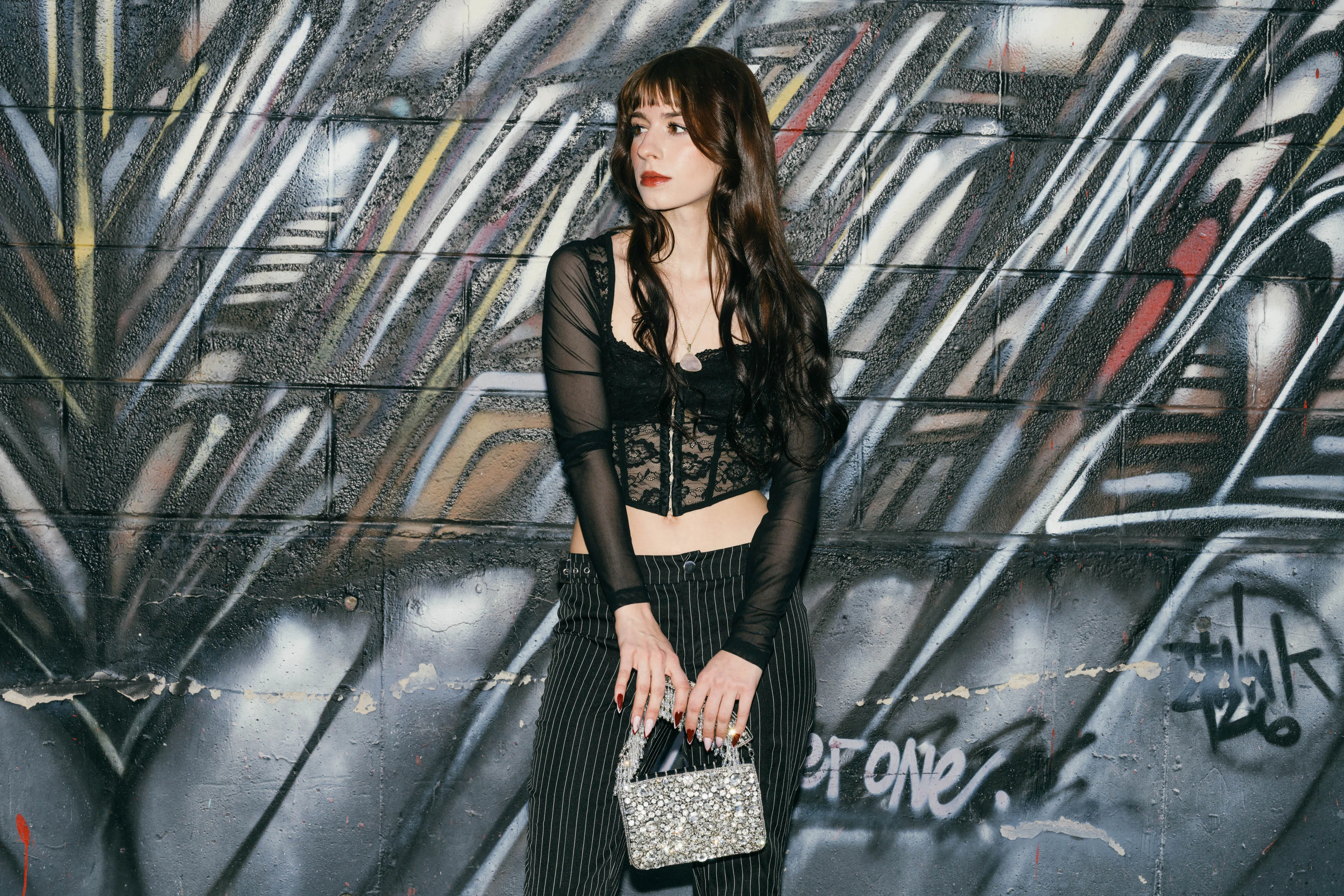 Vogue Velvet Sparkles Party Purse - by Merry Dove