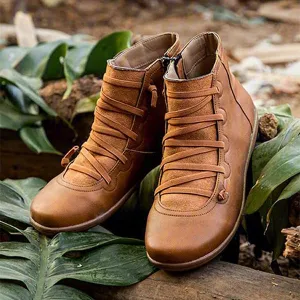 Women'S Vintage Casual Ankle Boots 66594412