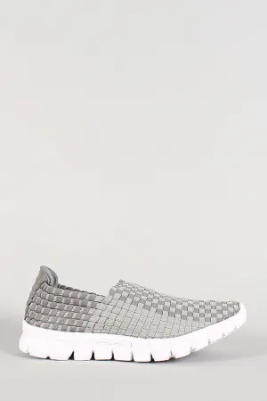 Woven Slip On Sneaker