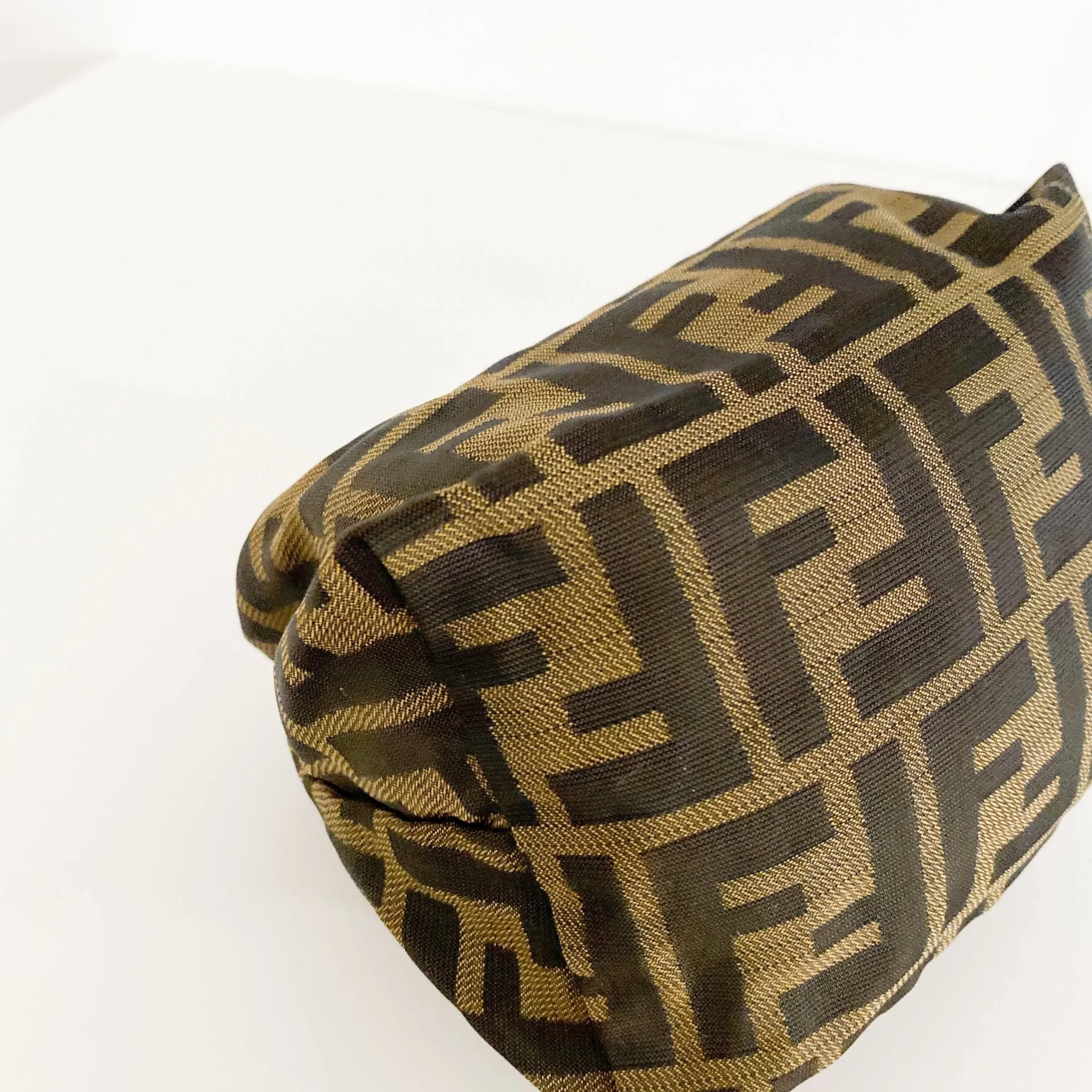 Zucca FF Logo Nylon Canvas Mini Pouch Bag