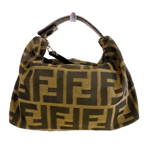 Zucca FF Logo Nylon Canvas Mini Pouch Bag