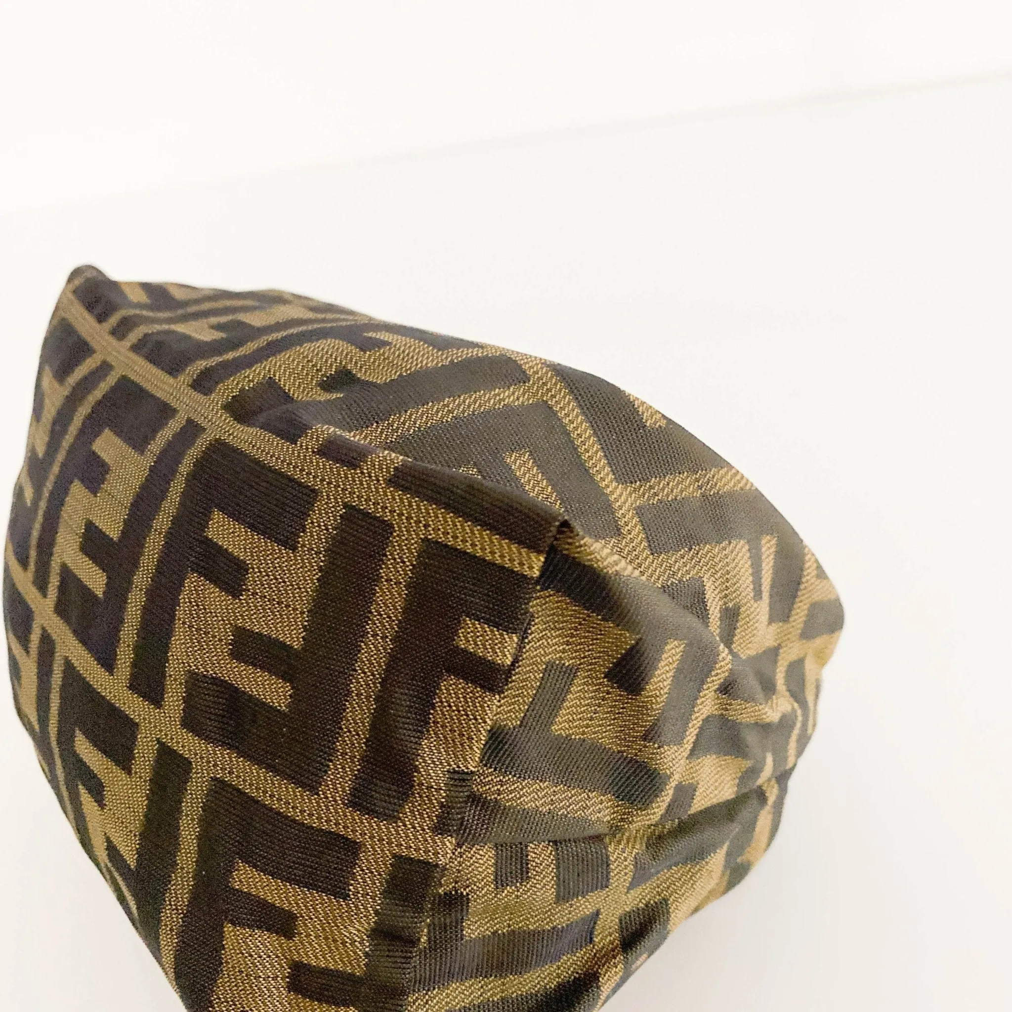 Zucca FF Logo Nylon Canvas Mini Pouch Bag
